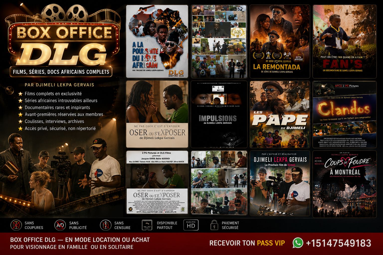 Le Marché du film africain – BOX OFFICE DLG 